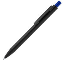 Ручка шариковая Chromatic, черная с синим