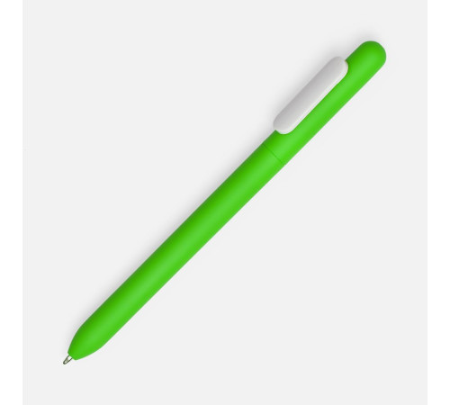 Ручка шариковая Swiper Soft Touch, зеленая с белым Ручка шариковая Swiper Soft Touch, зеленая с белым