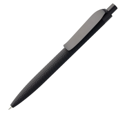 Ручка шариковая Prodir QS03 PRP Tyre Soft Touch, черная