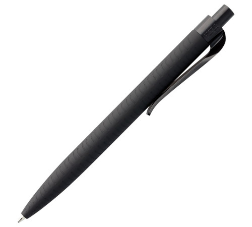 Ручка шариковая Prodir QS03 PRP Tyre Soft Touch, черная