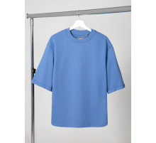 Футболка оверсайз унисекс Kosmos 2.0, синяя