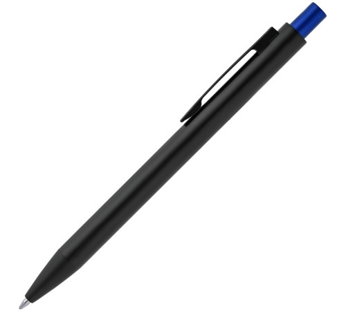 Ручка шариковая Chromatic, черная с синим