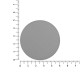 Наклейка тканевая Lunga Round, M, серая