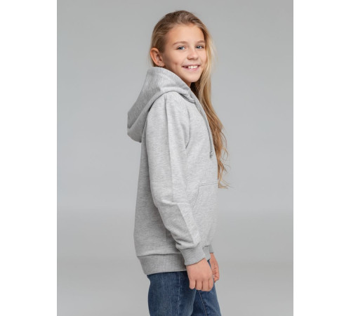 Толстовка с капюшоном детская Kirenga Kids, серый меланж