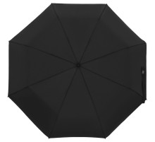 Зонт складной Manifest Color со светоотражающим куполом, черный