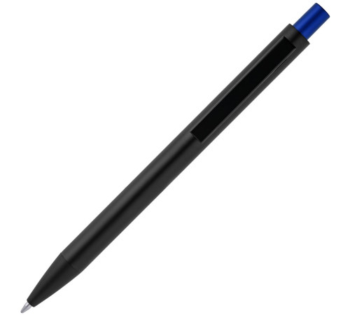Ручка шариковая Chromatic, черная с синим
