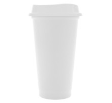 Стакан с крышкой Color Cap White, белый