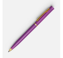 Ручка шариковая Euro Gold, фиолетовая