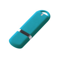 Флешка Memo, 8 Гб, бирюзовая