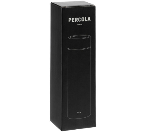 Термос с ситечком Percola, серый