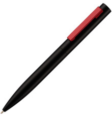 Ручка шариковая Inkolor, черная с красным