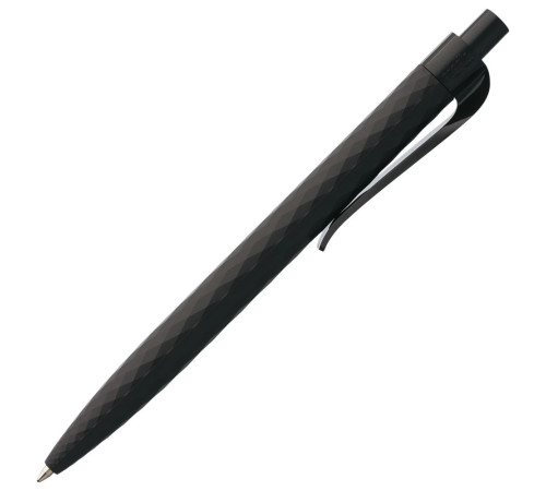 Ручка шариковая Prodir QS01 PRP-P Soft Touch, черная