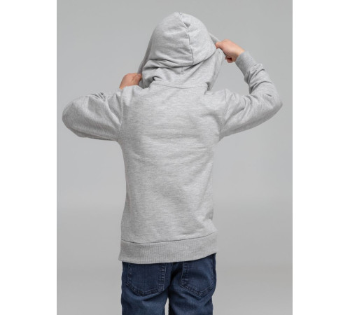 Толстовка с капюшоном детская Kirenga Kids, серый меланж