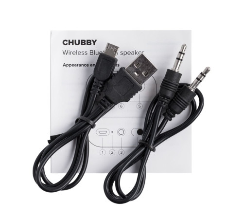 Беспроводная колонка Chubby, красная