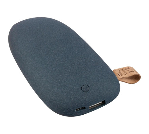 Внешний аккумулятор Pebble 5200, серо-синий