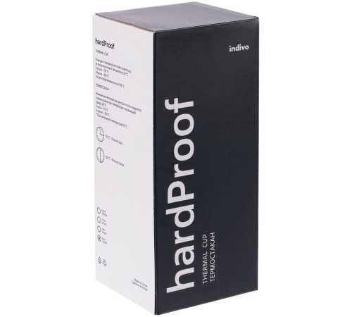 Термостакан Hardproof, черный