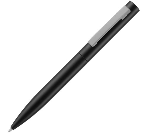 Ручка шариковая Inkolor, черная с серым