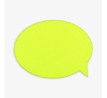 Наклейка тканевая Lunga Bubble, M, желтый неон