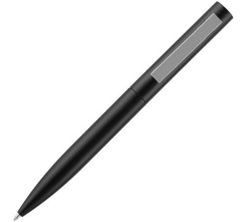 Ручка шариковая Inkolor, черная с серым