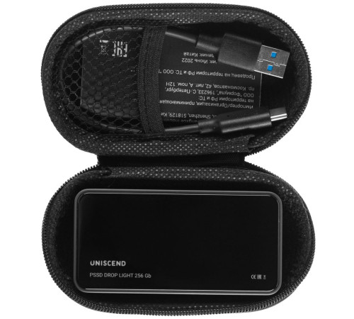 Внешний SSD диск Drop Light, с подсветкой гравировки, 256 Гб Внешний SSD диск Drop Light, с подсветкой гравировки, 256 Гб