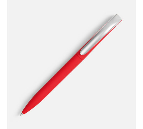 Ручка шариковая Pin Soft Touch, красная