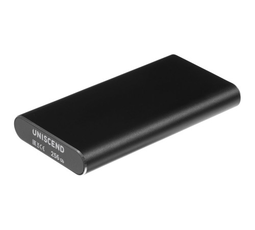 Портативный внешний диск SSD Uniscend Drop, 256 Гб, черный