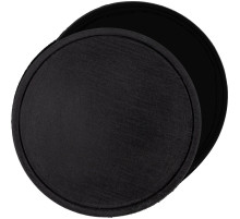 Лейбл из ПВХ с липучкой Menteqo Round, черный