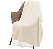 Плед Ornato, молочно-белый (ванильный)