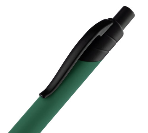 Ручка шариковая Undertone Black Soft Touch, зеленая