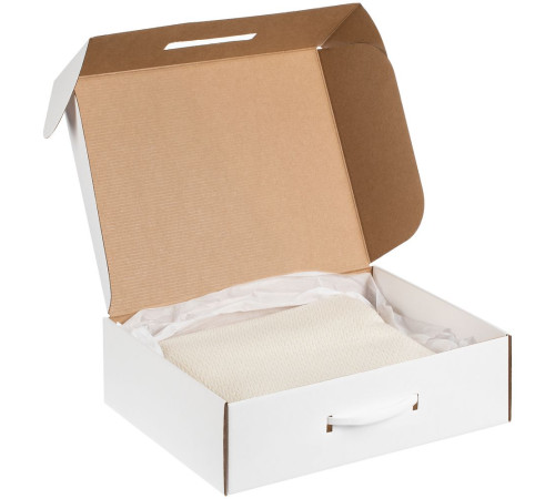 Коробка самосборная Light Case, белая, с белой ручкой