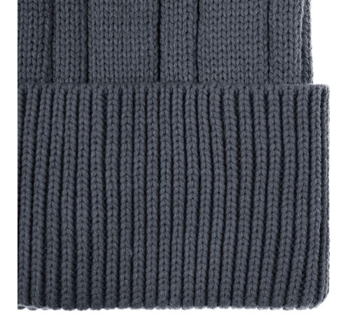 Шапка Knit Beat, серая (графит)