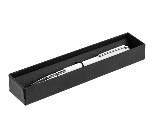 Ручка шариковая Kugel Gunmetal, белая