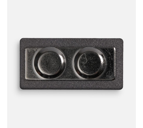 Значок Magnet Matto, серый металлик
