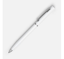 Ручка шариковая Euro Chrome, белая