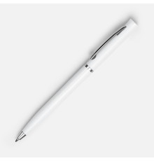 Ручка шариковая Euro Chrome, белая