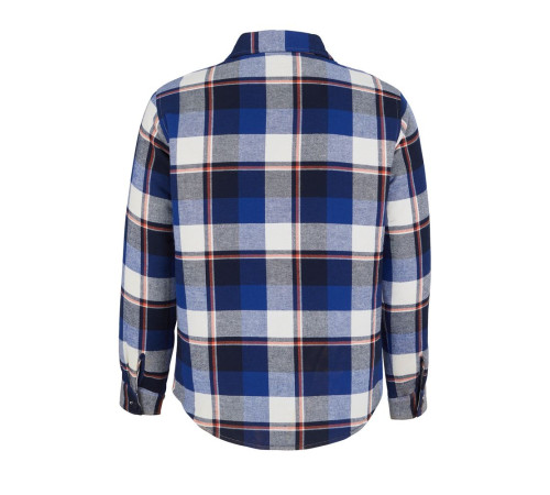 Куртка-рубашка оверсайз унисекс Noah, синяя