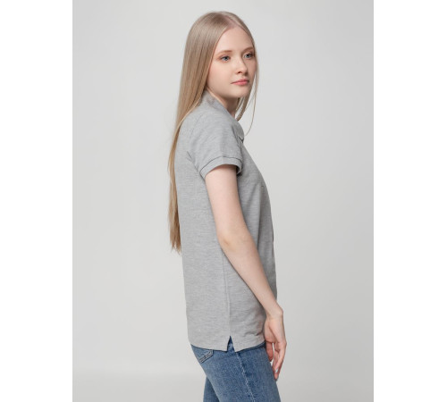 Рубашка поло женская Virma Lady, серый меланж Рубашка поло женская Virma Lady, серый меланж
