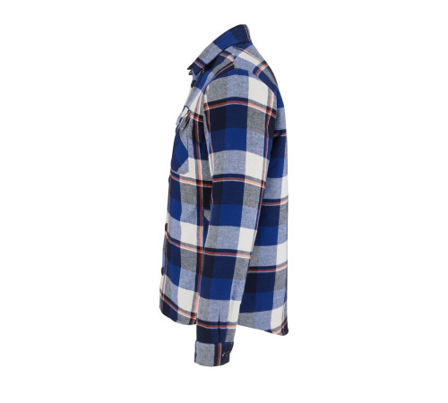 Куртка-рубашка оверсайз унисекс Noah, синяя