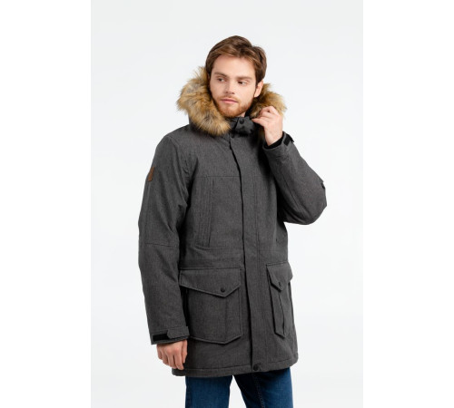 Парка мужская Explorer, серый меланж