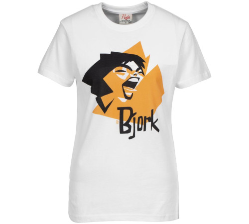 Футболка женская «Меламед. Bjork», белая