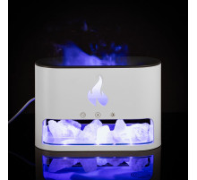 Увлажнитель-ароматизатор Fusion Blaze с имитацией пламени, белый