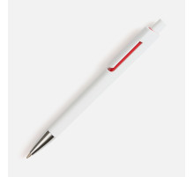 Ручка шариковая Dominanta, белая с красным
