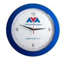 Часы настенные Vivid Large, синие