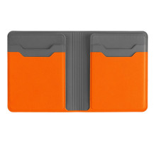 Картхолдер с отделением для купюр Dual, оранжевый