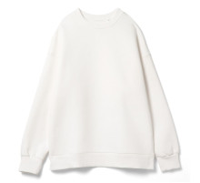 Свитшот оверсайз унисекс True Self, молочно-белый