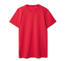 Футболка мужская T-bolka Stretch, красная (алая)