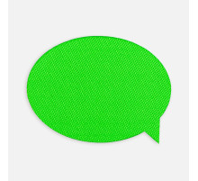Наклейка тканевая Lunga Bubble, M, зеленый неон
