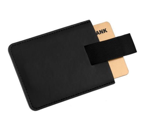 Футляр для карт Poppy с RFID-защитой, черный