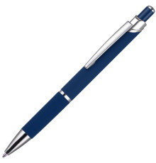Ручка шариковая Chromos Soft Touch, синяя