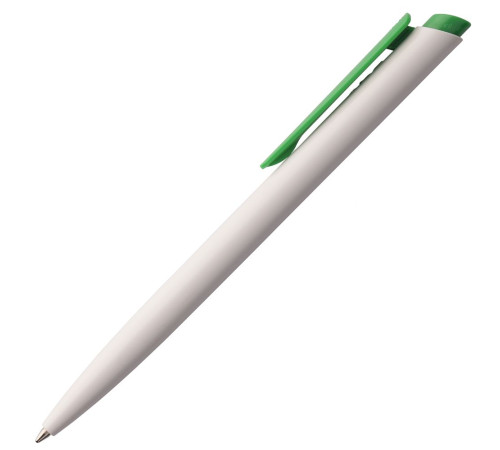 Ручка шариковая Senator Dart Polished, бело-зеленая